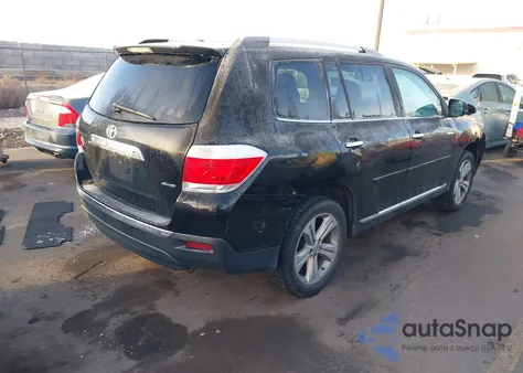 2012 Toyota Highlander Limited V6 from USA, damaged, VIN 5TDDK3EHXCS123429